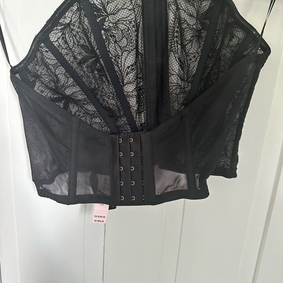NWT Victorias Secret sheer lace corset bra - Picture 3 of 3